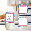 Kawaii Cuties small square write-on labels — reusable waterproof daycare