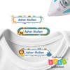 Tigers, Lions, Giraffes, Oh My! baby label with jungle animal design for toddler outfits