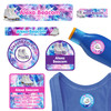 Figure Skating camp labels pack - waterproof name stickers and clothing labels