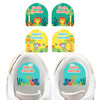 African Safari custom waterproof name stickers for daycare essentials