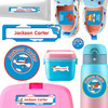 Airplanes daycare label pack — personalized waterproof stickers for babies and toddlers
