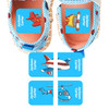 Tear resistant airplanes waterproof stickers for babies and toddlers