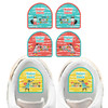 Animal Superheroes daycare name labels — waterproof name tags for daycare on bottles and supplies