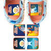 Astronaut Boy or Girl children's labels for daycare — waterproof daycare name labels for bottles and gear