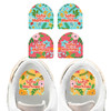 Blossoms name labels for daycare — waterproof daycare labels, dishwasher and freezer safe