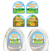 Backyard Bugs daycare name labels — waterproof name tags for daycare on bottles and supplies