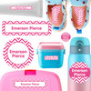 Chevron name labels for daycare — waterproof daycare labels on bottles, sippy cups and lunchboxes