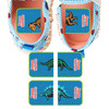 Dino Fossils children's labels for daycare — waterproof daycare name labels for bottles and gear