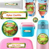 Dinosaurs Roam daycare label pack — personalized waterproof stickers for babies and toddlers