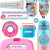 Donuts daycare label pack — personalized waterproof stickers for babies and toddlers