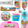 Fire Trucks name labels for daycare — waterproof daycare labels on bottles, sippy cups and lunchboxes