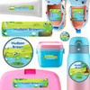 Frogs name labels for daycare — waterproof daycare labels on bottles, sippy cups and lunchboxes