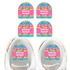 Mermaid Scales name labels for daycare — waterproof daycare labels, dishwasher and freezer safe
