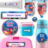 Mermaids name labels for daycare — waterproof daycare labels on bottles, sippy cups and lunchboxes