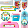 Monster Mayhem daycare label pack — personalized waterproof stickers for babies and toddlers