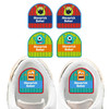 Monster Mayhem custom waterproof name stickers for daycare essentials
