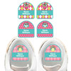 Owls daycare name labels — waterproof name tags for daycare on bottles and supplies