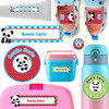 Pandas name labels for daycare — waterproof daycare labels on bottles, sippy cups and lunchboxes