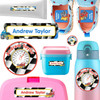 Race Cars name labels for daycare — waterproof daycare labels on bottles, sippy cups and lunchboxes