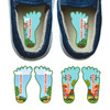 Long lasting farm tractors daycare stickers for baby bottles and daycare gear