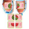 Long lasting summer squeeze daycare stickers for baby bottles and daycare gear