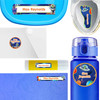 Aliens waterproof name labels on school supplies — personalized name stickers for kids