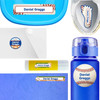 Baseball waterproof labels for kids — name decals and bottle stickers for water bottles and lunchboxes