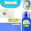 Backyard Bugs waterproof name labels on school supplies — personalized name stickers for kids