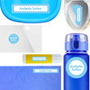 Dots waterproof labels for kids — name decals and bottle stickers for water bottles and lunchboxes