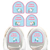 Meowmaids starter pack name stickers — waterproof labels for school and daycare supplies