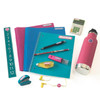 Mermaid Scales name decals — waterproof labels for kids on water bottles, lunchboxes and school supplies