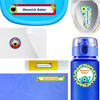 Monster Mayhem waterproof name labels — personalized peel and stick name labels for school and daycare