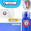 Pandas waterproof labels for kids — name decals and bottle stickers for water bottles and lunchboxes