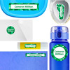 Pixel Craft waterproof name labels on school supplies — personalized name stickers for kids