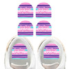 Stripes starter pack name stickers — waterproof labels for school and daycare supplies