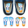 Surf's Up labels for kids — stickers for water bottles, lunchboxes and backpack labels