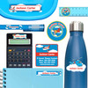 Airplanes ultimate school labels — waterproof name labels for school on water bottle and lunchbox