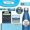 Baseball ultimate school labels — waterproof name labels for school on water bottle and lunchbox
