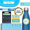 Daisies ultimate school labels — waterproof name labels for school on water bottle and lunchbox