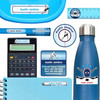 Hockey ultimate school labels — waterproof name labels for school on water bottle and lunchbox
