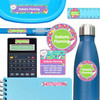 Stickers ultimate school labels — waterproof name labels for school on water bottle and lunchbox