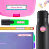 Mermaid Scales back to school labels and school name labels — waterproof name stickers for school supplies