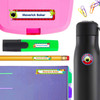 Monster Mayhem back to school labels and school name labels — waterproof name stickers for school supplies