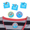 Airplanes Day summer camp labels — waterproof labels for summer camp covering gear, clothing and backpacks