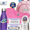Aliens camp label combo pack — waterproof stickers for camp toiletries and clothing labels for camp