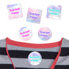 Clouds summer camp labels — waterproof labels for summer camp covering gear, clothing and backpacks