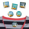 Construction Site summer camp labels — waterproof labels for summer camp covering gear, clothing and backpacks