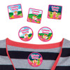 Fairies camp clothing labels — waterproof name stickers on a shirt for summer camp