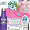 Koalas waterproof camp labels — name labels for summer camp on water bottles, lunchboxes and gear