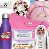 Race Cars waterproof camp labels — name labels for summer camp on water bottles, lunchboxes and gear